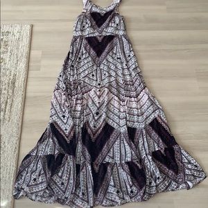 Free People Printed Maxi Dress